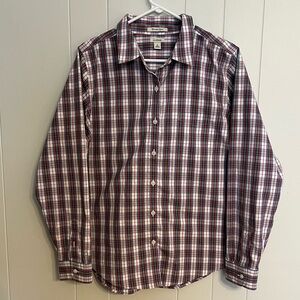 L.L. Bean long sleeve button-down wrinkle free size L‎